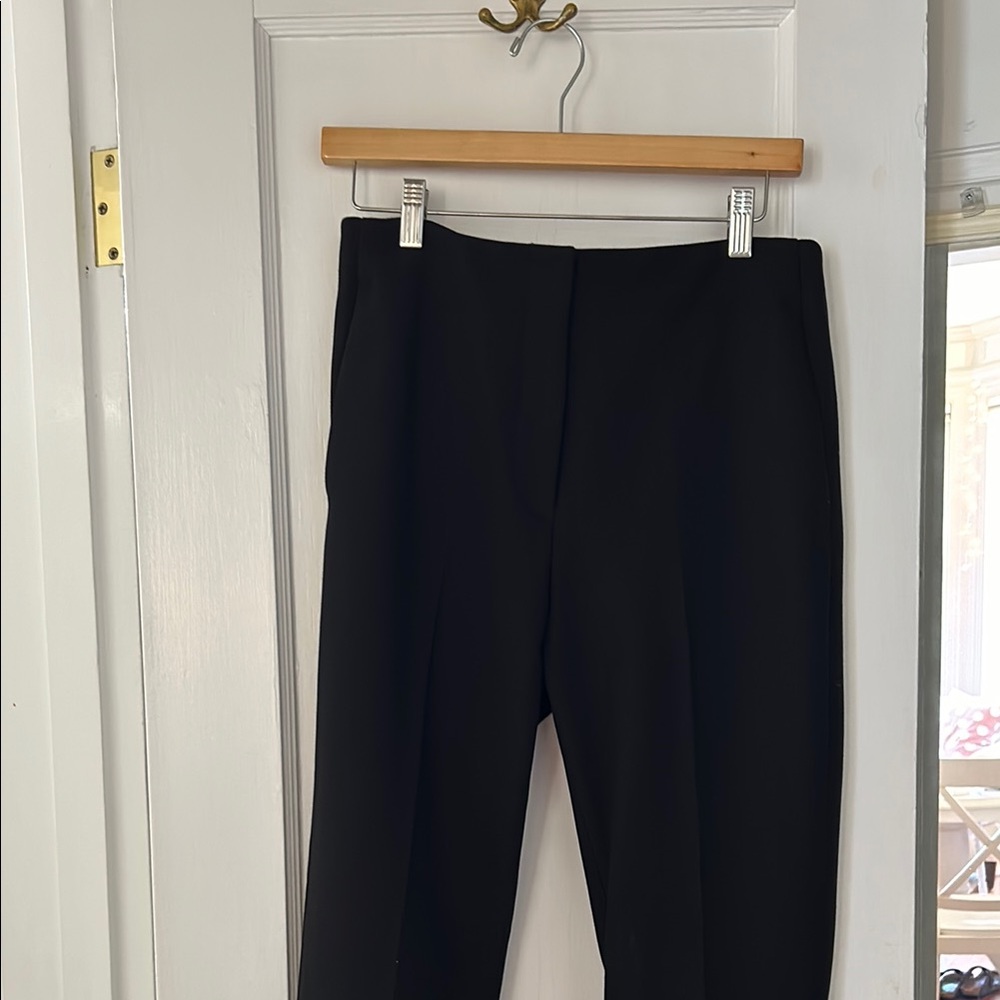 Club Monaco Black Trousers Classic Straight-Leg